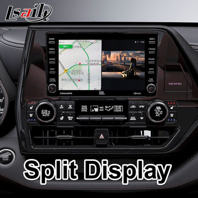 Interface de navigation multimédia CarPlay pour voiture Android Lsailt pour Toyota Highlander 2020-Présent