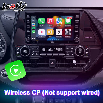 Interface de navigation multimédia CarPlay pour voiture Android Lsailt pour Toyota Highlander 2020-Présent