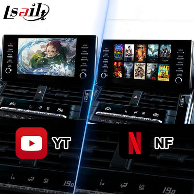 Interface vidéo multimédia de navigation Android pour 2021-2024 Toyota Land Cruiser 300 GX GXL AX LC300