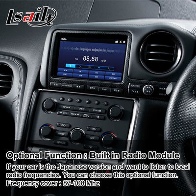 Interface vidéo Android sans fil Lsailt Carplay pour Nissan GT-R R35 JDM GTR 2007-2010