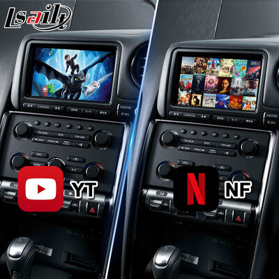 Interface vidéo Android sans fil Lsailt Carplay pour Nissan GT-R R35 JDM GTR 2007-2010