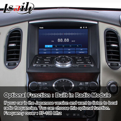 Interface de navigation multimédia Android Lsailt pour Infiniti EX EX35 EX37 EX30d EX25 2007-2013