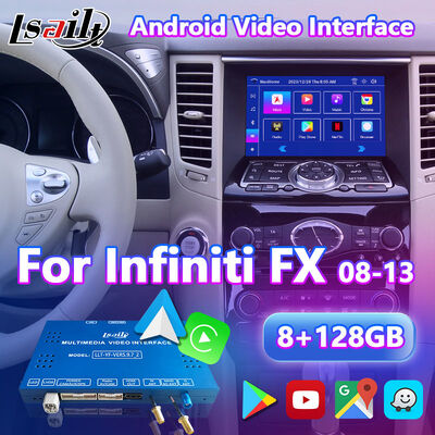 Lsailt Android Navigation Interface de jeu de voiture pour 2008-2013 Infiniti FX FX35 FX50 FX30d FX50S FX37S FX30dS FX37