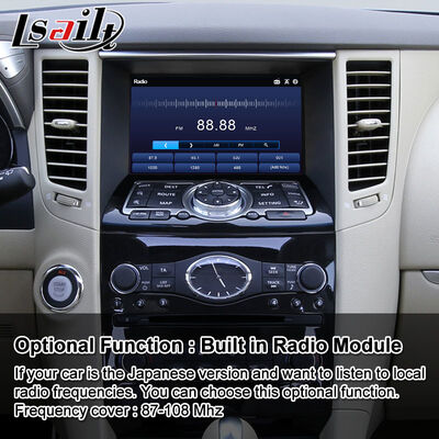 Lsailt Android Navigation Interface de jeu de voiture pour 2008-2013 Infiniti FX FX35 FX50 FX30d FX50S FX37S FX30dS FX37