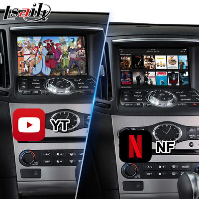 Lsailt Android Carplay Interface vidéo multimédia pour 2008-2013 Infiniti G37X G25 G35 G37S G35x G25X G37