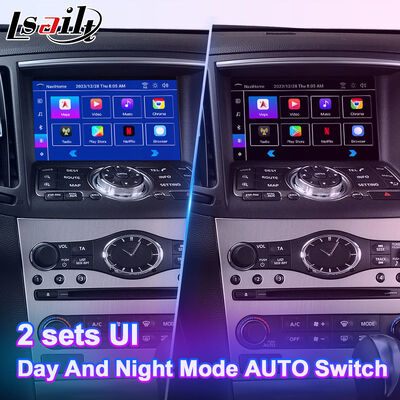 Lsailt Android Carplay Interface vidéo multimédia pour 2008-2013 Infiniti G37X G25 G35 G37S G35x G25X G37