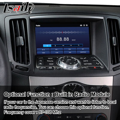 Lsailt Android Carplay Interface vidéo multimédia pour 2008-2013 Infiniti G37X G25 G35 G37S G35x G25X G37
