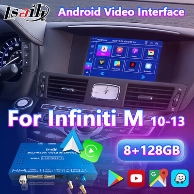 Interface de navigation multimédia Android Lsailt pour Infiniti M M30d M30dS M37 M37S M56 M56S M35h M25 Y51 2010-2013