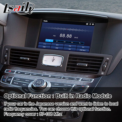 Interface de navigation multimédia Android Lsailt pour Infiniti M M30d M30dS M37 M37S M56 M56S M35h M25 Y51 2010-2013