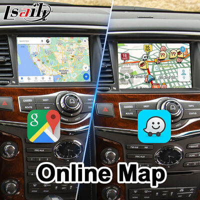 Interface vidéo Lsailt Android Navigation Carplay pour Infiniti QX80 QX56 2010-2017