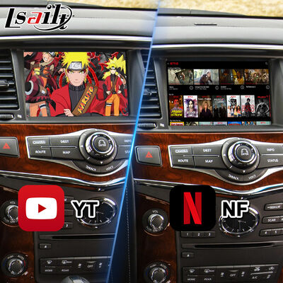 Interface vidéo Lsailt Android Navigation Carplay pour Infiniti QX80 QX56 2010-2017