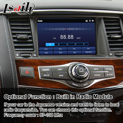 Interface vidéo Lsailt Android Navigation Carplay pour Infiniti QX80 QX56 2010-2017