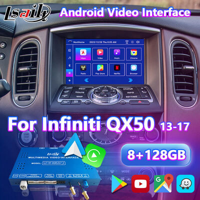 Interface de navigation GPS Android Carplay Lsailt pour Infiniti QX50 2013-2017