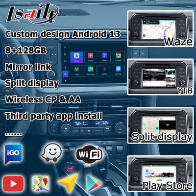 Interface vidéo Android 13 pour Nissan GT-R R35 EBA 2017+ Carplay Android Auto