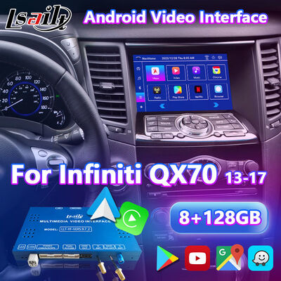 Interface de navigation multimédia Android pour Infiniti QX70S QX70 2013-2017
