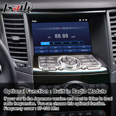 Interface de navigation multimédia Android pour Infiniti QX70S QX70 2013-2017