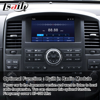 Lsailt Android Carplay Interface vidéo multimédia pour 2010-2014 Nissan Pathfinder R51