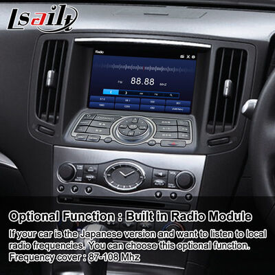 Lsailt Android Carplay Interface multimédia pour 2007-2014 Nissan Skyline 370GT 350GT V36
