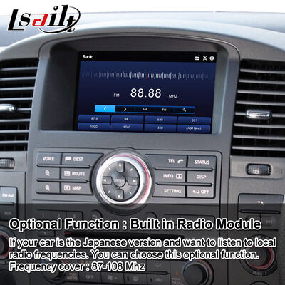 Lsailt Android Carplay Interface vidéo multimédia pour 2010-2015 Nissan Navara D40