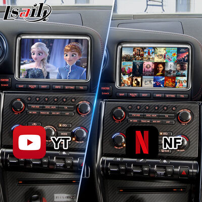 Lsailt Android Carplay Interface vidéo multimédia pour 2011-2016 Nissan GT-R R35 GTR