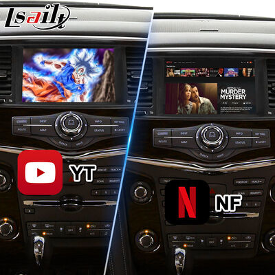 Lsailt Android Carplay Interface multimédia pour le Nissan Patrol Y62 2011-2017