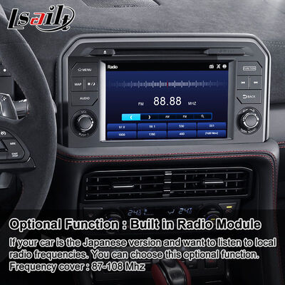 Lsailt Android Carplay Interface vidéo multimédia pour 2017-2022 Nissan GTR
