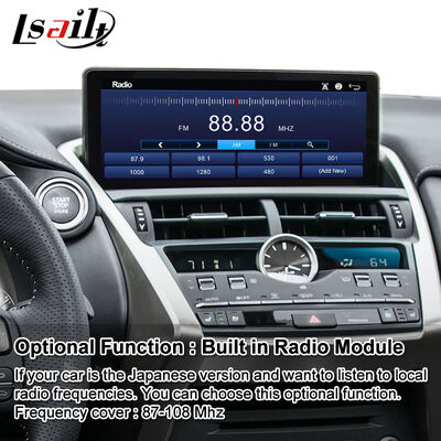 Lsailt 10,25 pouces Android Carplay Multimédia Vidéo Écran d'interface pour 2017-2021 Lexus NX 300h NX200 NX300 NX300h