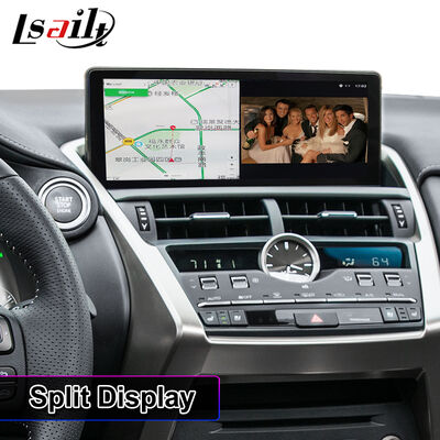 Lsailt 10,25 pouces Android Carplay Multimédia Vidéo Écran d'interface pour 2017-2021 Lexus NX 300h NX200 NX300 NX300h