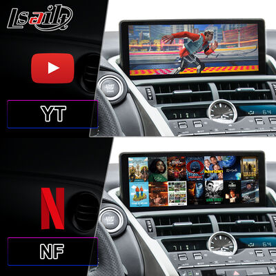 Lsailt 10,25 pouces Android Carplay Multimédia Vidéo Écran d'interface pour 2017-2021 Lexus NX 300h NX200 NX300 NX300h