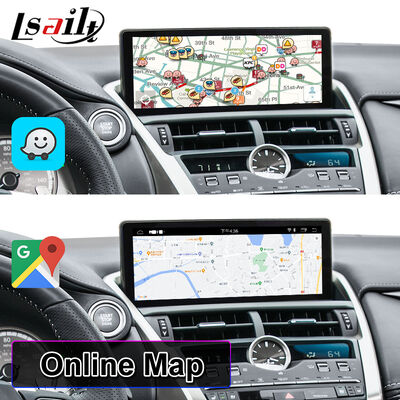 Lsailt 10,25 pouces Android Carplay Multimédia Vidéo Écran d'interface pour 2017-2021 Lexus NX 300h NX200 NX300 NX300h