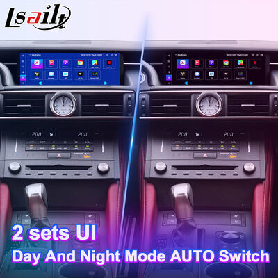 Écran d'interface multimédia Android Carplay pour 2014-2018 Lexus RC Knob RC300h RC350 RCF RC300 RC200t