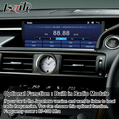 Écran d'interface multimédia Lsailt Android Carplay pour Lexus RC350 RC300h RC200t RC300 RCF 2014-2018