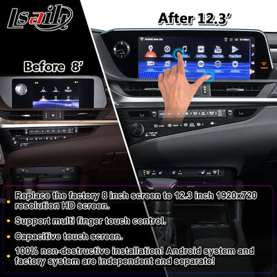 Écran d'interface multimédia Android Carplay pour 2018-2021 Lexus ES 250 ES300h ES350 ES250
