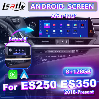 Écran d'interface multimédia Android Carplay pour 2018-2021 Lexus ES 250 ES300h ES350 ES250