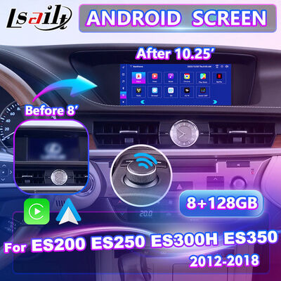 Lsailt Android Carplay Écran multimédia pour 2012-2018 Lexus ES bouton ES250 ES300h ES350 ES200