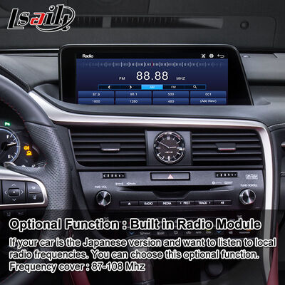 Écran d'interface multimédia Android Carplay pour 2016-2019 Lexus RX Bouton RX350 RX450h RX200t RX300