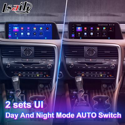 Écran Carplay multimédia Android Lsailt pour Lexus RX RX450h RX350 RX200t RX300 RX450L RX350L 2016-2019