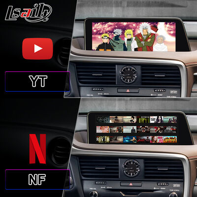 Écran Carplay multimédia Android Lsailt pour Lexus RX RX450h RX350 RX200t RX300 RX450L RX350L 2016-2019