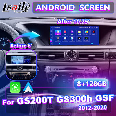 Lsailt Android Carplay Écran multimédia pour 2012-2020 Lexus GS 200t GS300h GS250 GS350 GS450h GSF GS200t