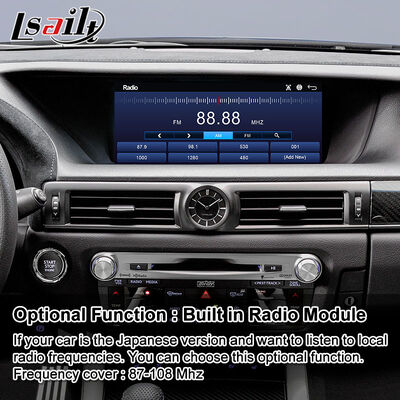 Lsailt Android Carplay Écran multimédia pour 2012-2020 Lexus GS 200t GS300h GS250 GS350 GS450h GSF GS200t