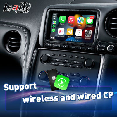 Lsailt Wireless Android Auto Carplay Écran pour le Nissan GTR JDM GT-R R35 2007-2010