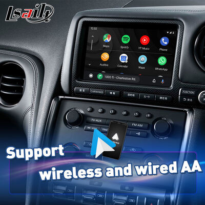 Lsailt Wireless Android Auto Carplay Écran pour le Nissan GTR JDM GT-R R35 2007-2010