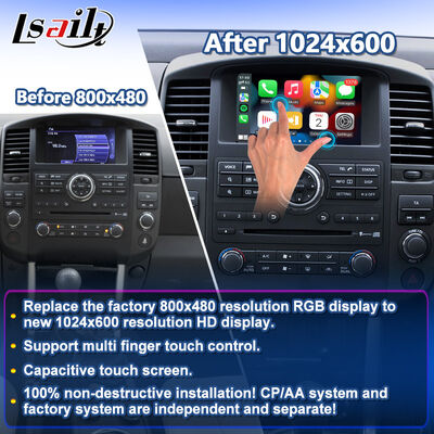 Lsailt Wireless Android Auto Multimédia Écran de jeu de voiture pour 2008-2013 Nissan Pathfinder R51