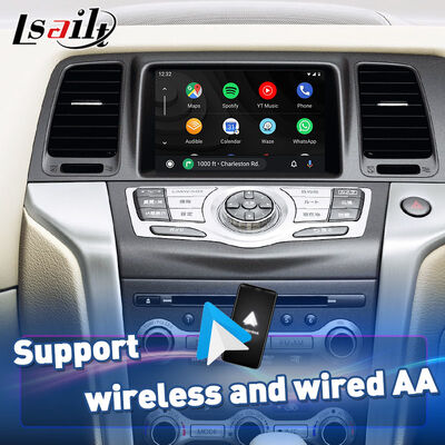 Lsailt Wireless Android Auto Multimédia Écran de jeu de voiture pour 2008-2014 Nissan Murano Z51