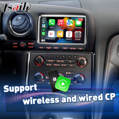 Lsailt Wireless Android Auto Multimédia Écran de jeu de voiture pour 2011-2016 Nissan GTR R35 Édition noire Nisom Premium GT-R