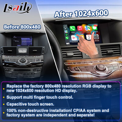 Lsailt Wireless Android Auto Multimedia Carplay Écran pour 2010-2023 Infiniti M25 M30d M37 M56 M35h Y51 Q70