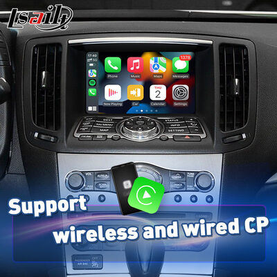 Lsailt Wireless Android Auto Carplay Écran pour Infiniti G37 G25 G35 G37S 2007-2013