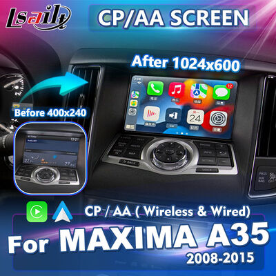 Lsailt Wireless Android Auto Carplay Écran pour le Nissan Maxima A35 2008-2015