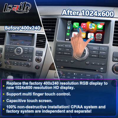 Écran de jeu automatique sans fil Android pour Nissan Armada 2008-2016