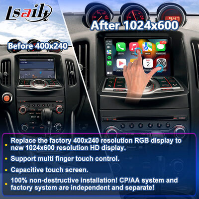 Lsailt Wireless Android Auto Carplay Écran pour le Nissan 370Z GT 2008-2021